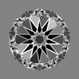 A collection of my best Gemstone Faceting Designs Volume 1 Faerie Star gem facet diagram